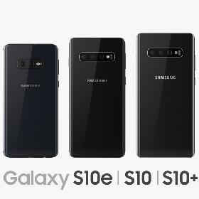 3D Samsung Galaxy S10 Set